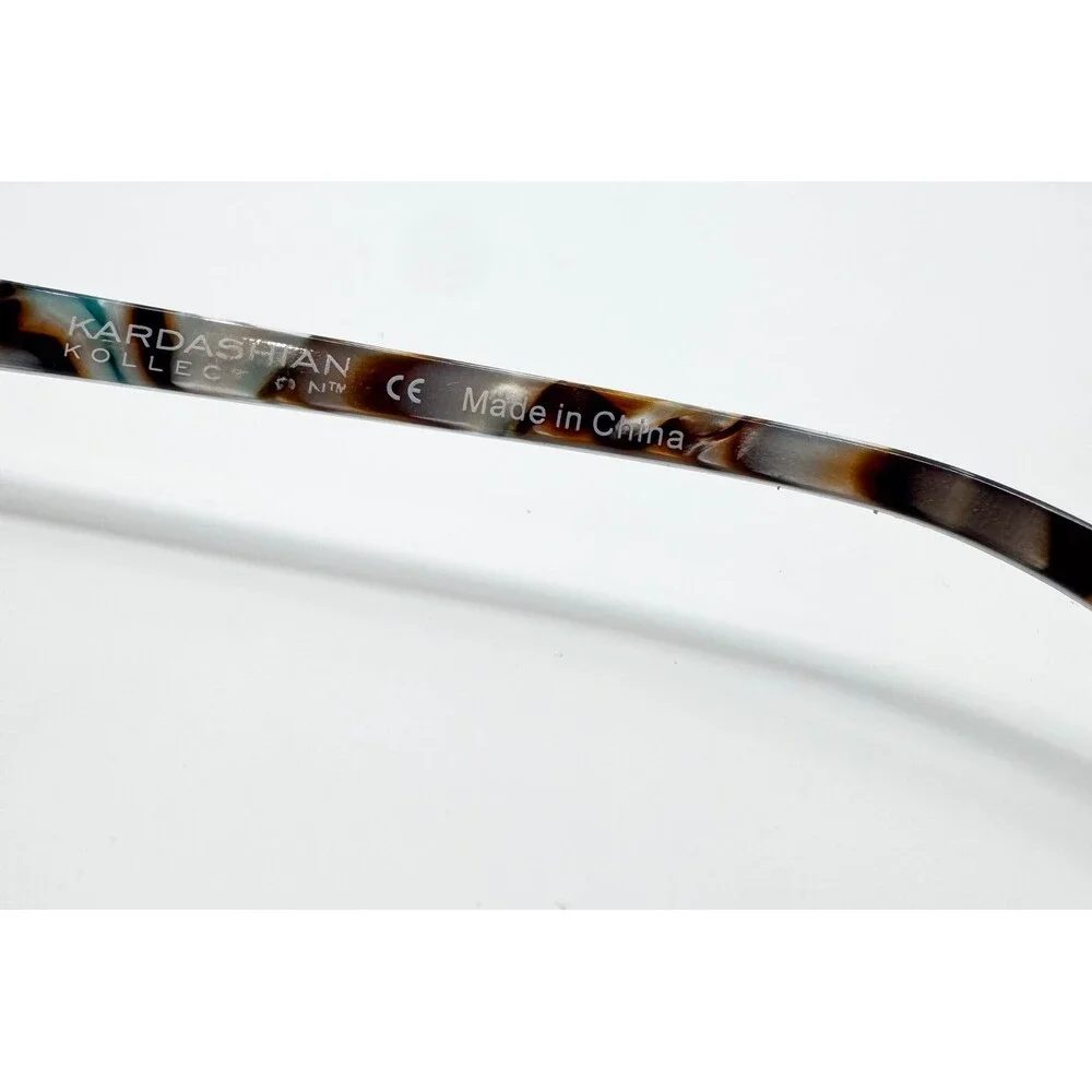 Kardashian Kollection Eyeglasses Womens Black Cat Eye KK-31 Col.004 51-14-135